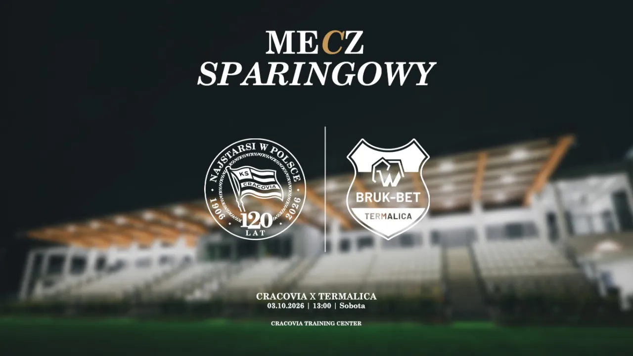 Cracovia zagra sparing z Termalicą. Wstęp wolny dla kibiców