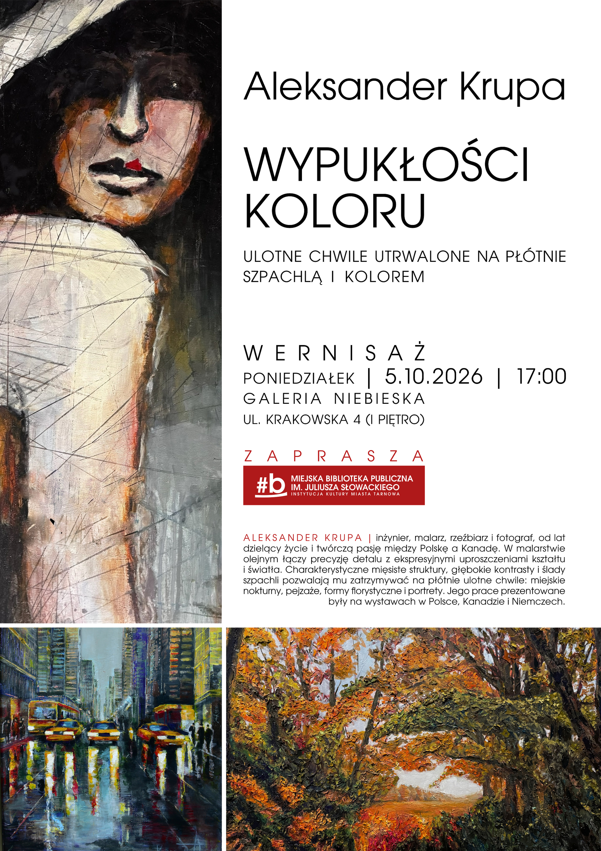 Malarstwo Aleksandra Krupy - emocje utrwalone na płótnie