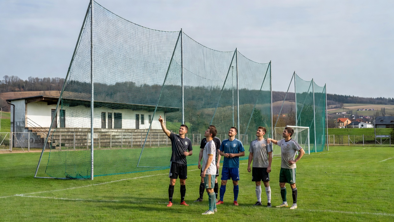 Nowe piłkochwyty na stadionie w Grajowie. Modernizacja dzięki wsparciu gminy