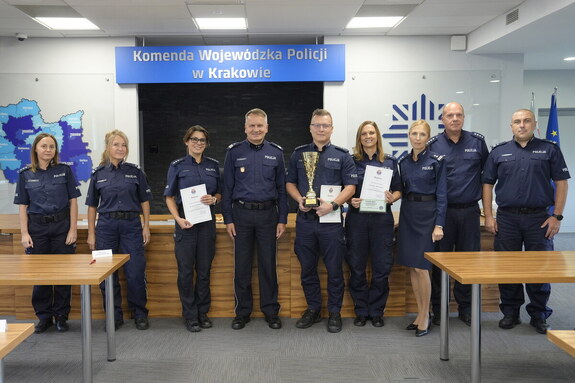 Policjanci z Małopolski rywalizowali w konkursie dyscyplinarnym