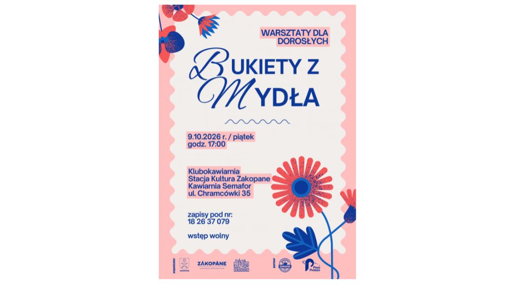 Warsztaty mydlanych bukietów w Zakopanem. Bezpłatne zajęcia dla dorosłych