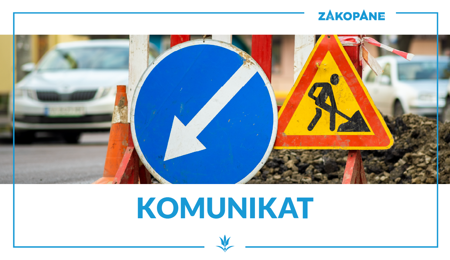 Zamknięcie skrzyżowania w Zakopanem. Prace nad kanalizacją deszczową